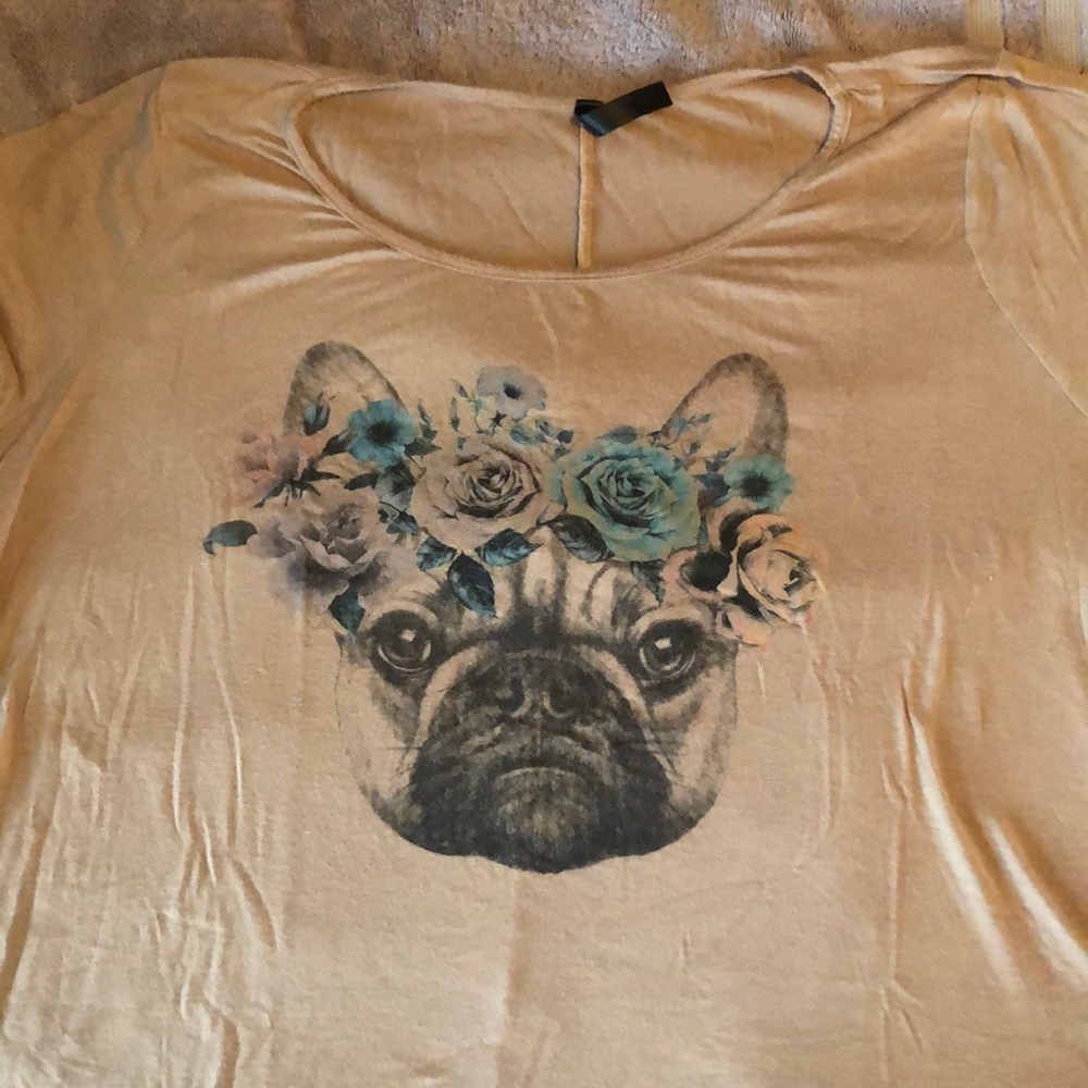Lightweight French bulldog tee